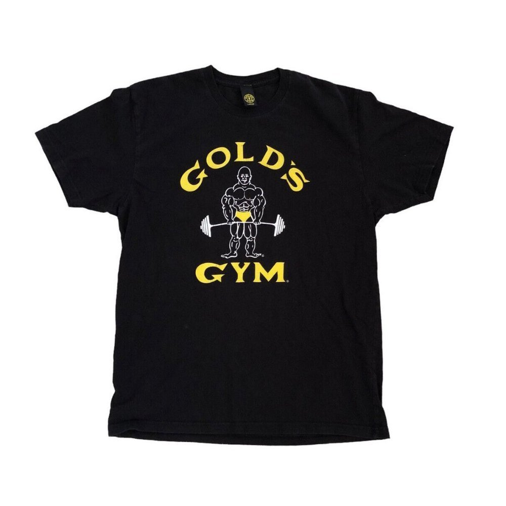 Golds Gym T Shirt Size L Large Short Sleeve Classic Graphic Design Nostalgic - Picture 1 of 8